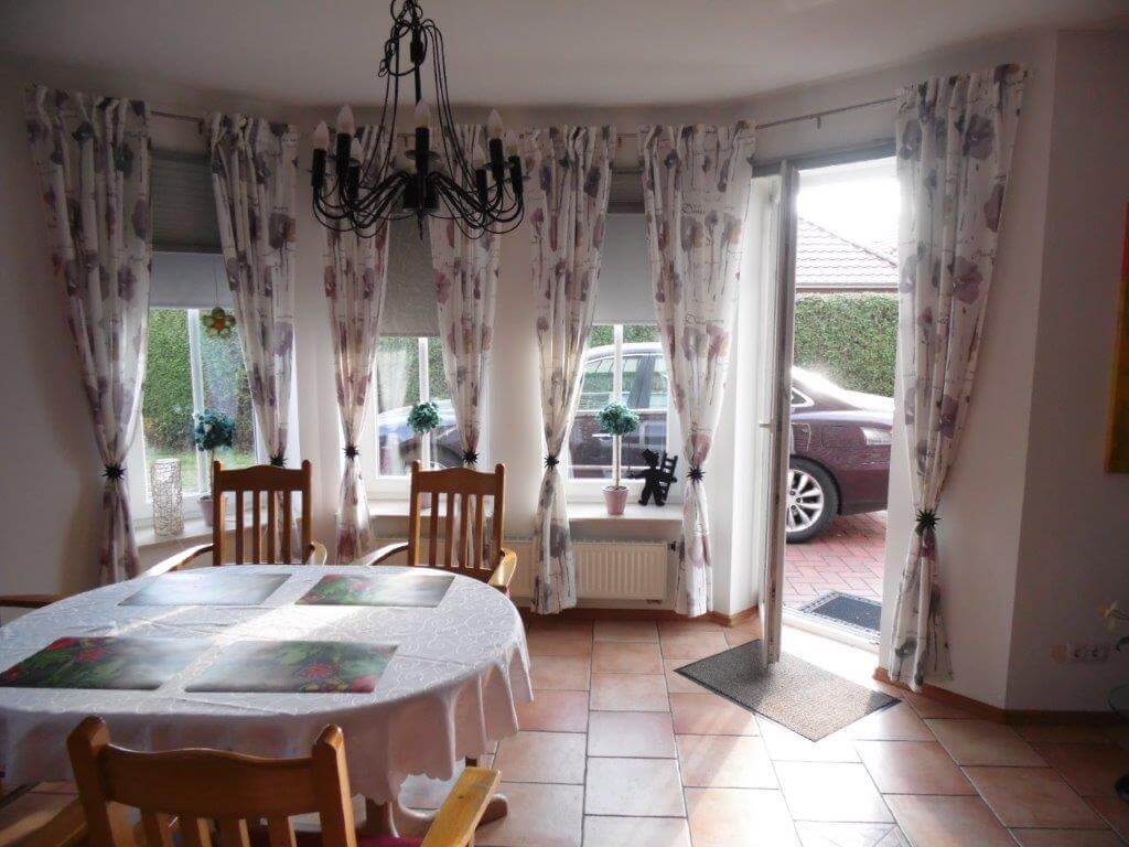 Esstisch Terrasse Ferienwohnung Ricada Papenburg